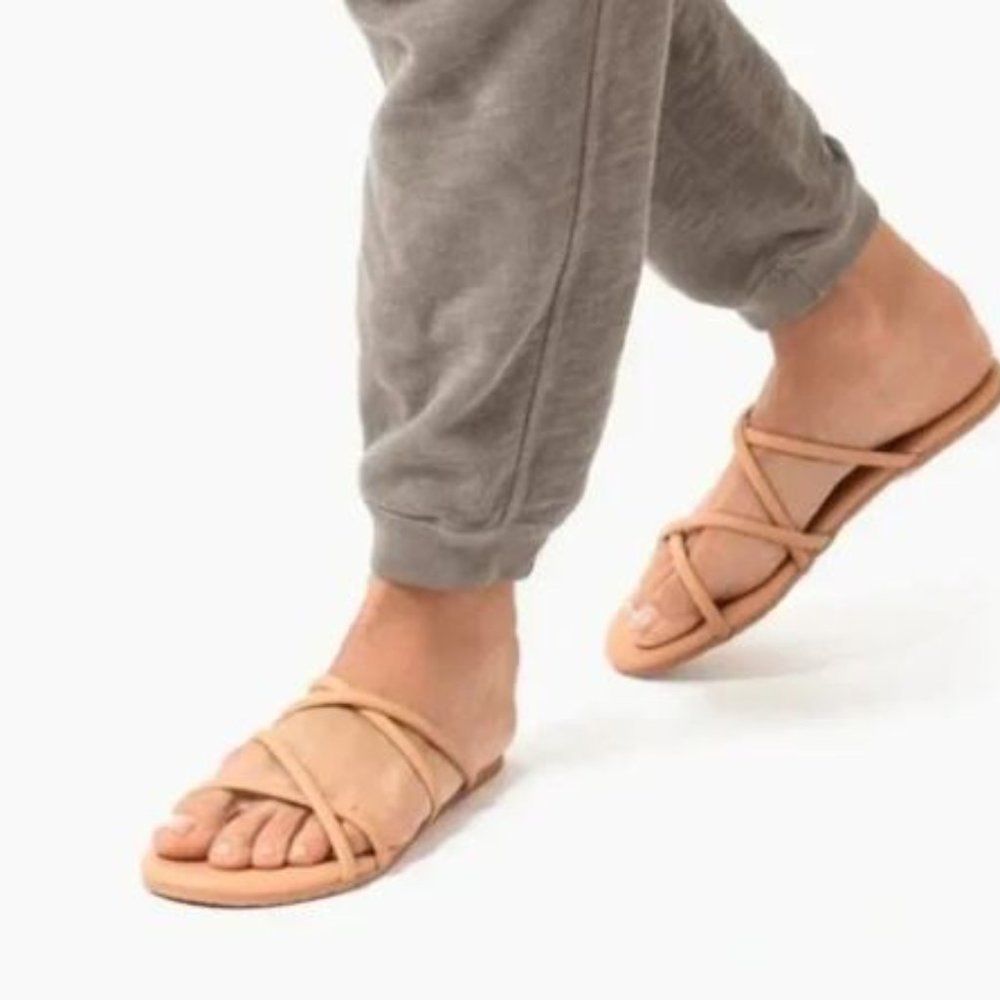 Tkees Sloan Leather Strappy Sandals Sz 11